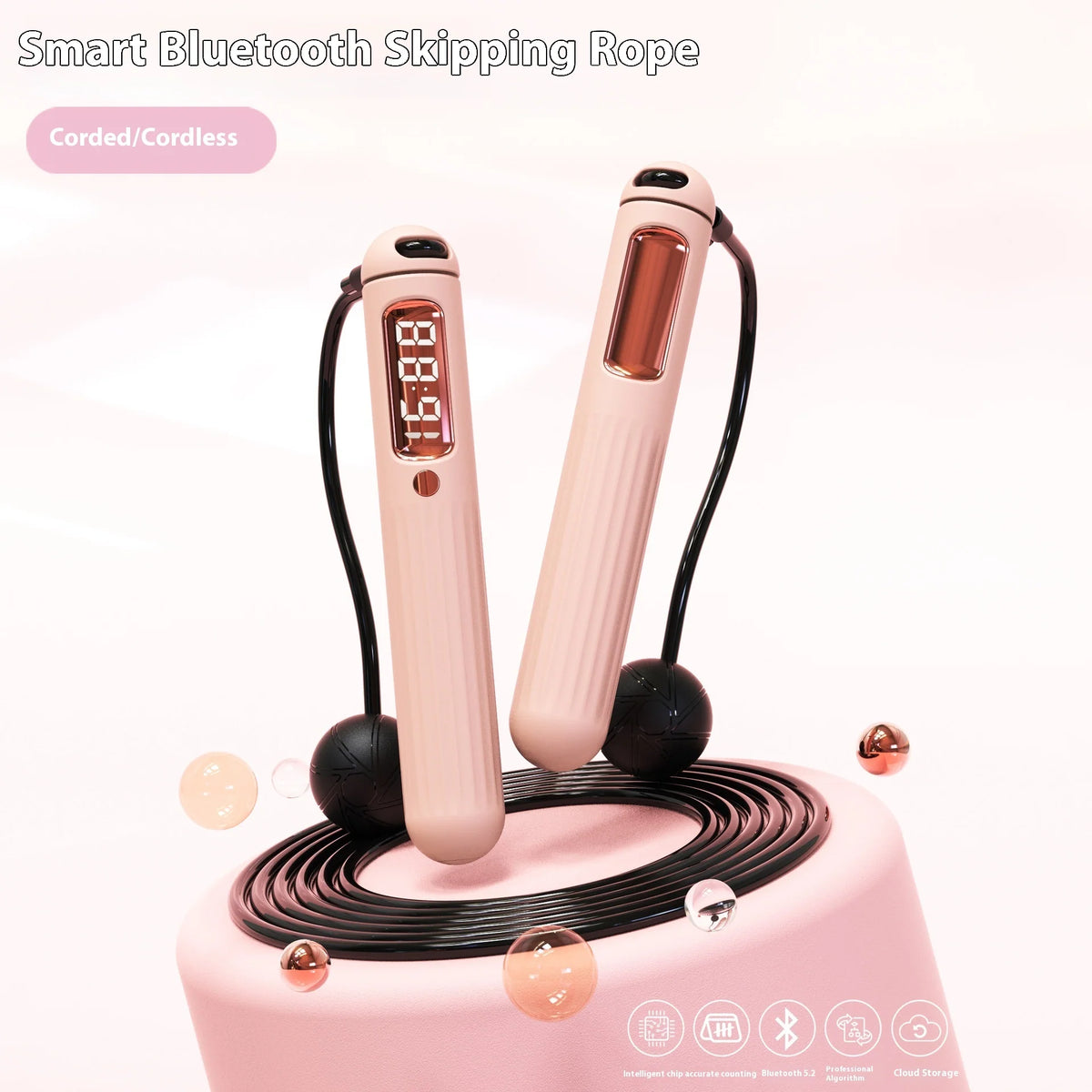 Smart Bluetooth Skipping Rope with Counter